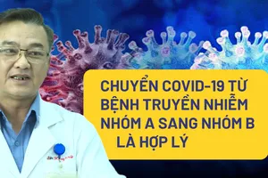 Chuyển COVID-19 từ bệnh truyền nhiễm nhóm A sang nhóm B là hợp lý