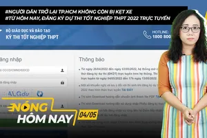 Nóng hôm nay: Bắt đầu đăng ký dự thi tốt nghiệp THPT 2022 trực tuyến