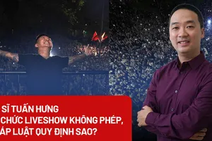 Video: Ca sĩ Tuấn Hưng tổ chức liveshow không phép, pháp luật quy định sao?
