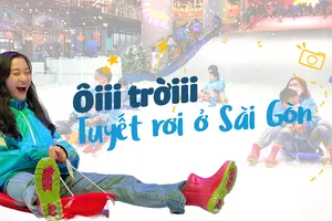 Ngắm tuyết rơi ở Sài Gòn 