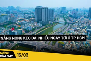 Nóng hôm nay: Nắng nóng còn kéo dài nhiều ngày tới ở TP.HCM