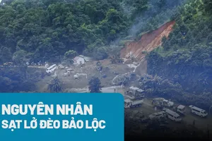 Những nhận định ban đầu về vụ sạt lở ở đèo Bảo Lộc