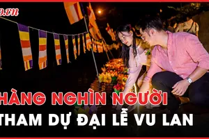 Hàng nghìn người tham dự Đại lễ Vu Lan báo hiếu
