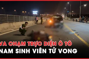 Video: Va chạm với ô tô trên đường đi chơi về, nam sinh viên tử vong