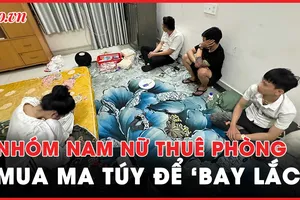 Video: Bắt quả tang nhóm thanh niên thuê phòng, mua ma túy để ‘bay lắc’ ở TP.HCM