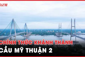 Video: Cầu Mỹ Thuận 2 chính thức được khánh thành