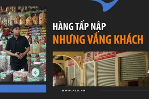 Nhiều ki-ốt ở chợ bánh mứt lớn nhất TP.HCM đóng cửa vì ế