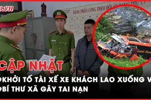 Điểm tin ANTT: Khởi tố tài xế điều khiển xe khách lao xuống vực; Bí thư xã vi phạm nồng độ cồn gây tai nạn