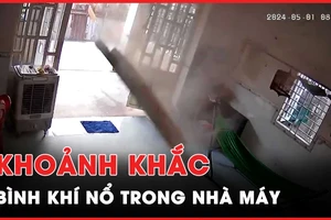 Video ghi khoảnh khắc bình khí nổ, 13 người thương vong