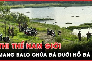 Video: Thi thể nam giới mang balo chứa đá dưới hồ đá 