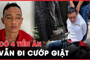Video: Bắt tại trận đối tượng khai có 4 tiền án vẫn đi cướp giật