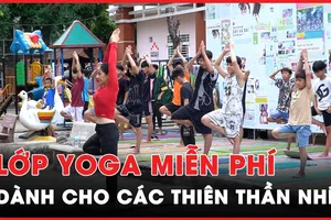 Lớp yoga miễn phí cho hàng trăm đứa trẻ ‘đặc biệt’ 
