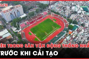 Toàn cảnh sân vận động Thống Nhất trước khi cải tạo