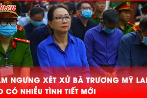 Cập nhật: Tạm dừng phiên tòa xét xử bà Trương Mỹ Lan