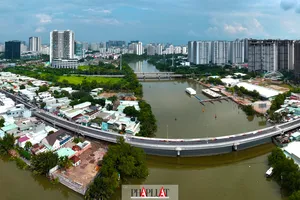 Ngắm diện mạo cầu Rạch Đỉa 500 tỉ sau hơn 1 năm thi công, chuẩn bị thông xe cuối tháng 11