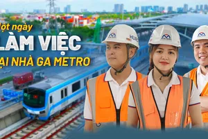 Cận cảnh một ngày làm việc của nhân viên tại các nhà ga metro số 1, TP.HCM