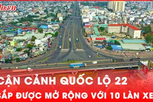 Video: Hiện trạng Quốc lộ 22 sắp được mở rộng lên 10 làn xe