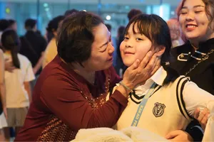 Đông đảo Việt kiều về quê đoàn viên tại sân bay Tân Sơn Nhất