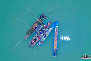 Hồ Dầu Tiếng xả hơn 5 triệu m³ nước để đẩy mặn cho sông Sài Gòn