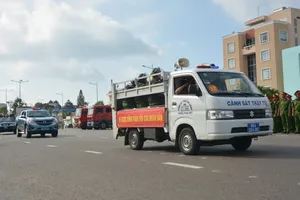 Xã Sơn Mỹ ra quân tấn công tội phạm, bảo vệ an ninh phục vụ Đại hội Đảng