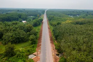 Hình hài đường Hồ Chí Minh đoạn qua cửa ngõ Tây Ninh 