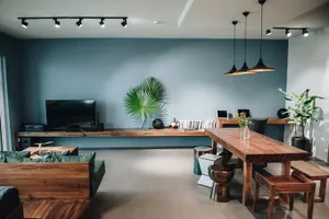 Căn hộ tông màu khác lạ giữa Sài Gòn 