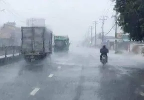 Mưa dông đang xuất hiện nhiều nơi ở TP.HCM