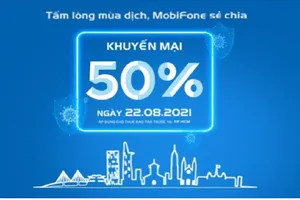 MobiFone khuyến mại 50% dành riêng cho khách hàng tại TP.HCM