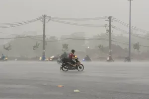 Mưa tiếp tục xảy ra ở Nam bộ trong những ngày tới