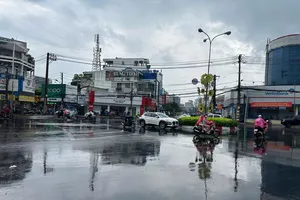 Bão gây mưa to, dông, sét ở TP.HCM và các tỉnh Nam Bộ