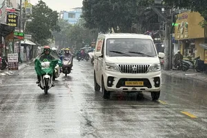 Trưa và chiều tối Lễ 2-9, TP.HCM và các tỉnh Nam Bộ có mưa to