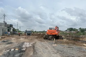 Tăng tốc thi công cải tạo kênh Tham Lương - Bến Cát - rạch Nước Lên sau thời gian ì ạch