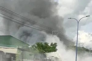 Cháy ở huyện Bình Chánh