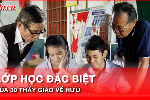 Video: Lớp học đặc biệt cho học sinh khuyết tật của 30 thầy cô giáo về hưu