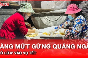 Video: Làng nghề mứt gừng nức tiếng Quảng Ngãi đỏ lửa vào vụ tết