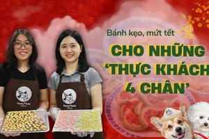 Bánh kẹo, mứt tết cho những 'thực khách 4 chân'