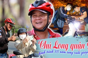 Video: Một ngày rong ruổi cùng 'Chú Long quận 9' giúp người gặp nạn ở Sài Gòn