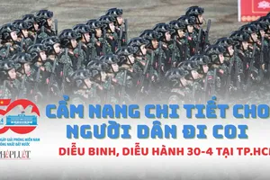 Cẩm nang chi tiết cho người dân đi xem diễu binh, diễu hành 30-4 tại TP.HCM