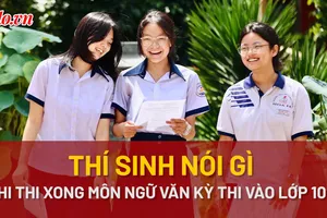 Thí sinh TP.HCM nói gì sau khi thi xong môn Ngữ văn?