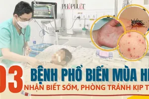 Infographic: Phòng tránh bệnh tay chân miệng, thủy đậu, sốt xuất huyết đang vào mùa