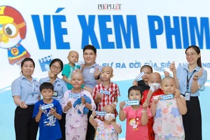 Rạp chiếu phim đặc biệt ở Bệnh viện Ung Bướu TP.HCM 