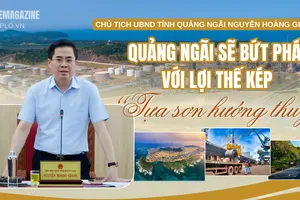 Chủ tịch Nguyễn Hoàng Giang: Quảng Ngãi sẽ bứt phá với lợi thế kép 'tựa sơn hướng thủy'