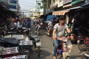 Chiếm đường làm nơi đậu xe