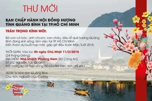 Hội đồng hương mời họp mặt đầu xuân