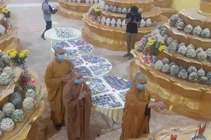 Chùa Kỳ Quang 2 đã sắp xếp lại các hũ tro cốt thất lạc