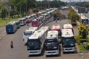 Công ty TNHH PouYuen trong những ngày dịch chưa bùng phát tại TP.HCM. Ảnh: N.TÂN