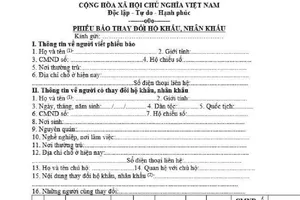 Đang chấp hành án tù không bị xóa đăng ký thường trú không. Ảnh: NH