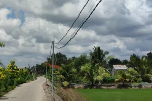 Xây nhà ở riêng lẻ ở nông thôn thuộc khu vực không có quy hoạch đô thị thì được miễn giấy phép xây dựng. Ảnh: NGUYỄN HIỀN