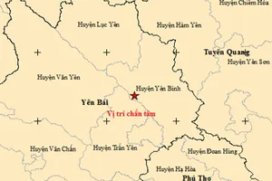 Hai trận động đất ở Yên Bái trong 10 ngày
