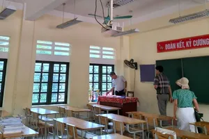 Đề phòng mưa lũ, Lào Cai đưa học sinh ở xa về điểm tập kết thi tốt nghiệp THPT